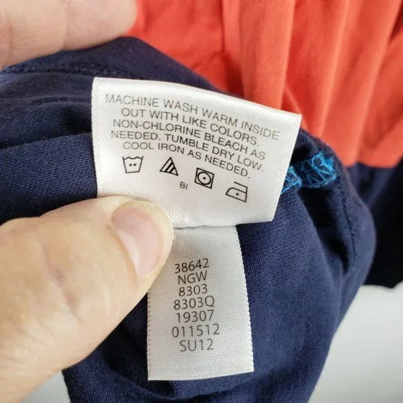 Hannah Anderson Girl's Size 120 Twirl Colorblock Dress Tank Sleeve 100% Cotton - Picture 7 of 7